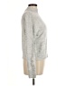Jessica Simpson Stars Silver Turtleneck Sweater Size M - photo 4