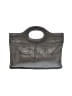 BCBGMAXAZRIA 100% Leather Gray Leather Clutch One size - photo 2