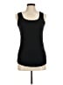 Caslon 100% Cotton Black Tank Top Size M - photo 1