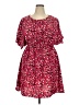 Unbranded 100% Polyester Hearts Red Casual Dress Size 2X - photo 1
