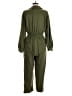 C/MEO Collective 100% Polyester Solid Green Jumpsuit Size M - photo 2