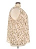 Nine West 100% Polyester Tan Sleeveless Blouse Size 3X - photo 4