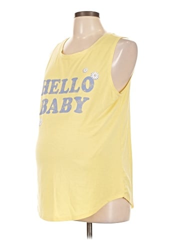 Isabel Maternity Sleeveless T-Shirt (view 1)