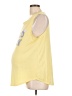 Isabel Maternity Yellow Sleeveless T-Shirt Size Lg Maternity - photo 5
