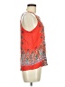 Renee C. 100% Rayon Orange Sleeveless Blouse Size M - photo 4