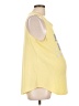 Isabel Maternity Yellow Sleeveless T-Shirt Size Lg Maternity - photo 4