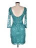 Guess 100% Polyester Teal Cocktail Dress Size M - photo 2
