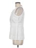 Tory Burch 100% Cotton White Sleeveless Button-Down Shirt Size 8 - photo 5