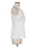 Tory Burch 100% Cotton White Sleeveless Button-Down Shirt Size 8 - photo 4