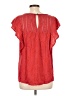 Knox Rose Red Short Sleeve Blouse Size L - photo 2