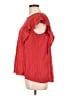 Knox Rose Red Short Sleeve Blouse Size L - photo 5