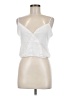 Mi ami 100% Rayon White Sleeveless Blouse Size M - photo 1
