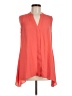 Alfani 100% Polyester Orange Sleeveless Blouse Size 8 - photo 1