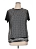 IZOD 100% Polyester Houndstooth Black Short Sleeve T-Shirt Size XL - photo 1