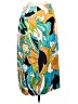 J.Crew 100% Silk Print Yellow Silk Skirt Size 0 - photo 2
