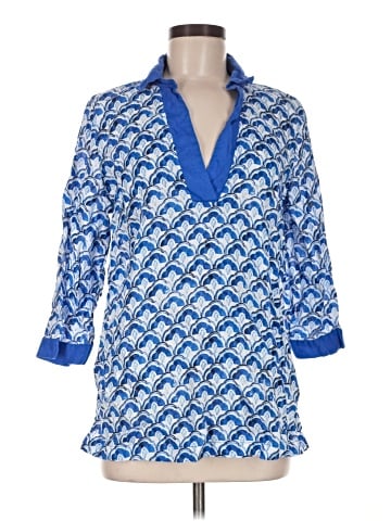 Sigrid Olsen 3/4 Sleeve Blouse (view 1)