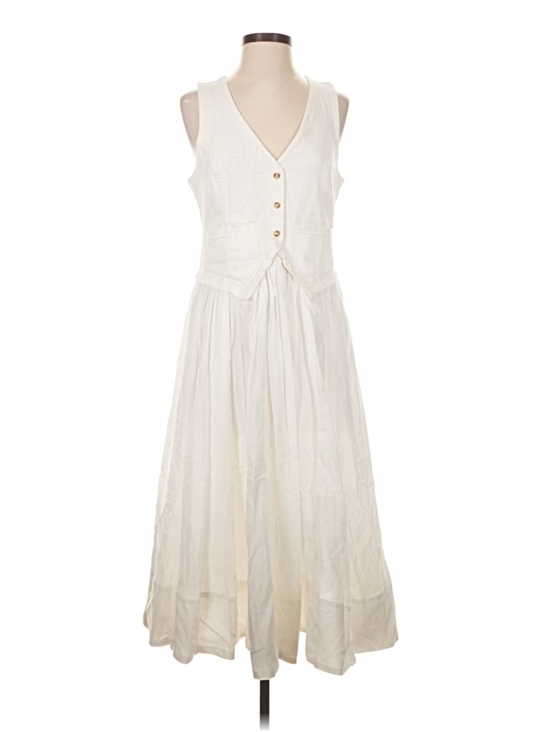 Pre-owned Pilcro Casual Dress In Ivory