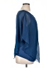 Alyx 100% Polyester Blue Short Sleeve Blouse Size 1X - photo 4