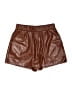 BB Dakota by Steve Madden 100% Polyurethane Metallic Brown Shorts Size S - photo 1