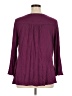 Sejour Purple 3/4 Sleeve Top Size 1X - photo 2