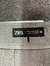 Zara 100% Polyester Houndstooth Gray Dress Pants Size S - photo 7