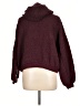 No Boundaries 100% Polyester Burgundy Pullover Sweater Size L - photo 2