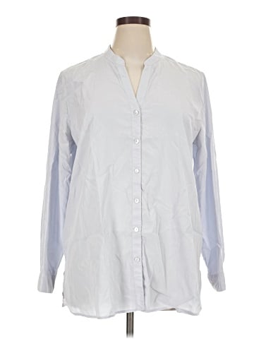 Eileen Fisher 3/4 Sleeve Button-Down Shirt (view 1)