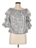 MSK Silver 3/4 Sleeve Blouse Size M - photo 1