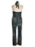 Ellen Tracy Paisley Teal Jumpsuit Size XL - photo 2