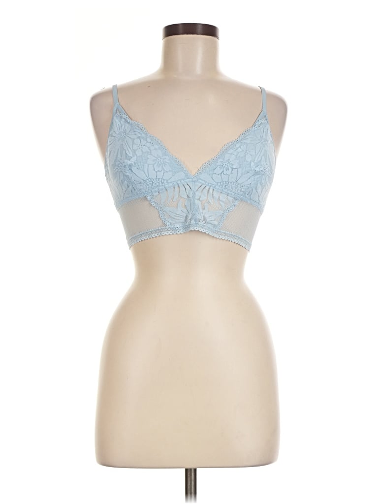 Pre-owned Aerie Sleeveless Top Blue Sweetheart Neckline Tops