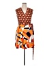 Taylor Graphic Orange Cocktail Dress Size XL (estimated) - photo 1