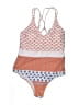 Cupshe Print Orange One Piece Swimsuit Size 0X - photo 1