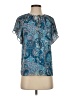 Ramy Brook 100% Polyester Blue Short Sleeve Blouse Size XS - photo 1