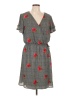 Luxology 100% Polyester Plaid Gray Casual Dress Size 10 - photo 1