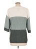 Matty M Color Block Teal Pullover Sweater Size L - photo 2