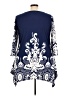 White Mark Blue Long Sleeve Blouse Size 3xl - photo 2