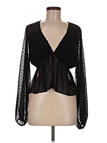 Lulus Long Sleeve Blouse (view 1)
