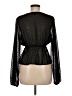 Lulus 100% Polyester Black Long Sleeve Blouse Size M - photo 2