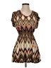 Win Win Chevron-herringbone Brown Casual Dress Size Sm - Med - photo 1