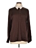 Maison d' Amelie Brown Long Sleeve Blouse Size L - photo 1