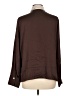 Maison d' Amelie Brown Long Sleeve Blouse Size L - photo 2