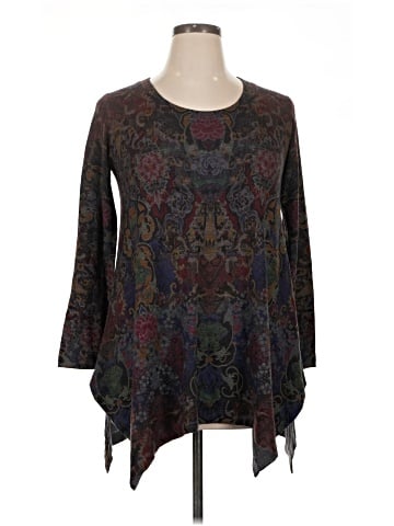 Soft Surroundings 3/4 Sleeve Top (view 1)