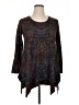 Soft Surroundings Black 3/4 Sleeve Top Size XL (estimated) - photo 1