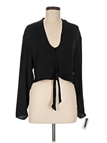 Open Edit Long Sleeve Blouse (view 1)