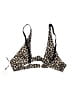 Tularosa Animal Print Gold Swimsuit Top Size XL - photo 2