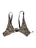 Tularosa Animal Print Gold Swimsuit Top Size XL - photo 1