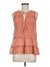 Alice + Olivia 100% Recycled Polyester Orange Sleeveless Blouse Size M - photo 1