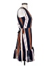 Bar III 100% Polyester Stripes Blue Casual Dress Size XS - photo 4
