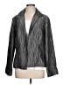 Chico's Metallic Gray Blazer Size Lg (2) - photo 1