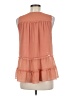 Alice + Olivia 100% Recycled Polyester Orange Sleeveless Blouse Size M - photo 2